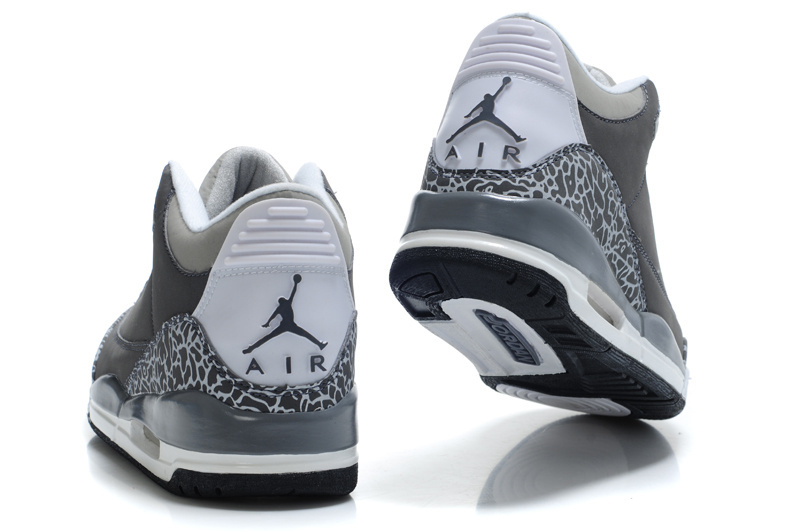 Air Jordan 3 Men Shoes Dimgray/Gray Online